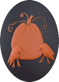 Kelmscott Pumpkin Crow  Needleminder